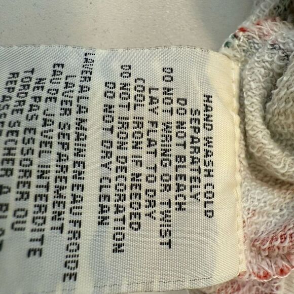 Ralph Lauren Denim & Supply Southwestern Fringed Sweatshirt SzL Western, Boho - Picture 8 of 12